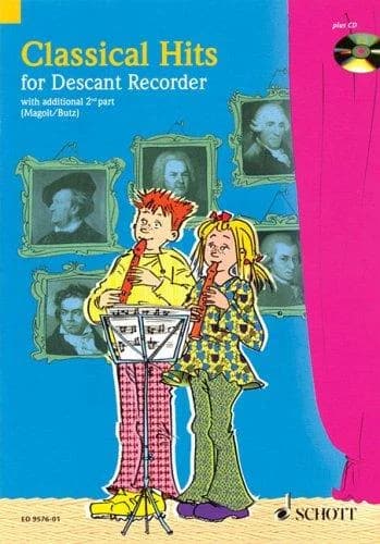 Cover of Classical Hits for 1-2 Descant Recorders