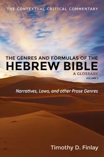 Cover of The Genres and Formulas of the Hebrew Bible: A Glossary, Volume 2