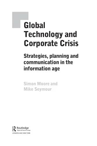 Cover of Global Technology and Corporate Crisis