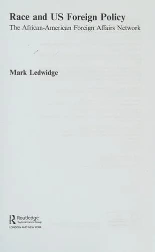 Cover of Race and US Foreign Policy