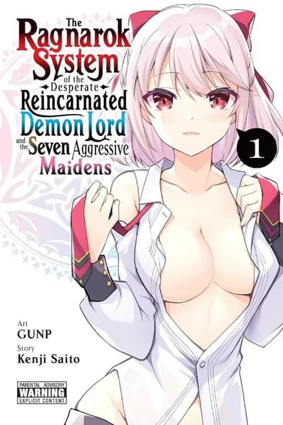 Cover of The The Ragnarok System of the Desperate Reincarnated Demon Lord and the Seven Aggressive Maidens, Vol. 3
