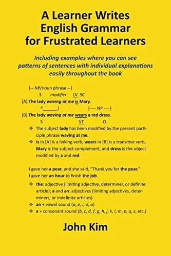 Cover of A Learner Writes English Grammar for Frustrated Learners