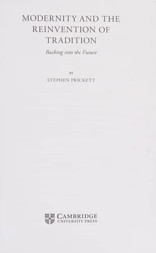Cover of Modernity and the Reinvention of Tradition
