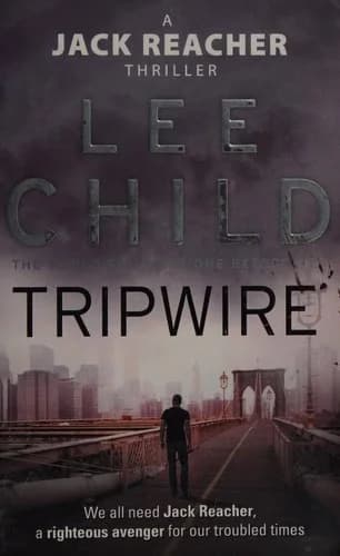 Cover of Tripwire Jack Reacher Thriller By Lee Child Immersive Book