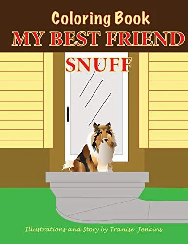 Cover of My Best Friend Snuff Coloring Book