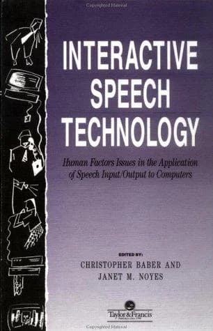 Cover of Interactive Speech Technology