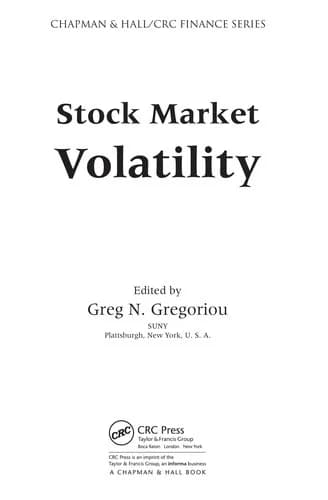 Cover of Stock Market Volatility