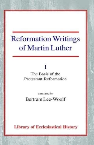 Cover of Reformation Writings of Martin Luther
