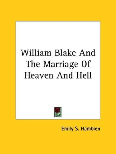 Cover of William Blake And The Marriage Of Heaven And Hell