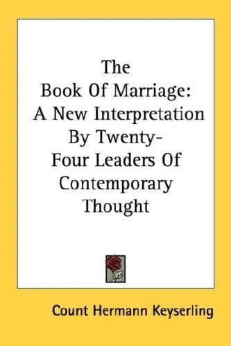 Cover of The Book Of Marriage