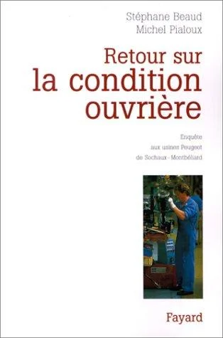 Cover of Retour sur la condition ouvrière