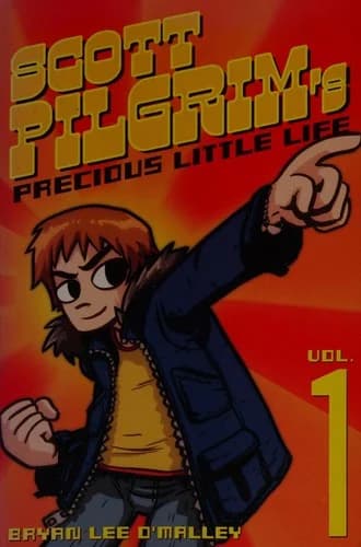 Cover of Scott Pilgrim Volume 1 Soft Cover B&W Oni Press Edition