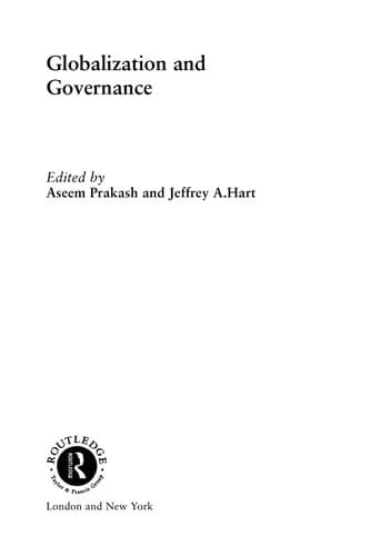Cover of Globalization and Governance