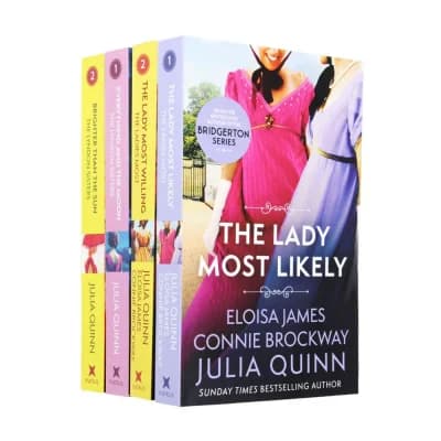 Cover of Julia Quinn The Lyndon Sisters and Lady Most Likely Saga Series 4 Books Collection Set