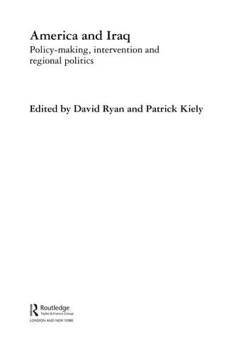 Cover of America and Iraq
