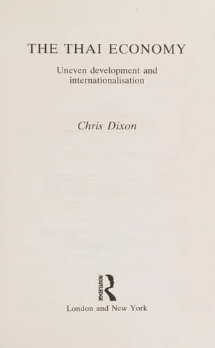 Cover of The Thai Economy