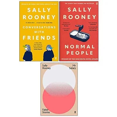 Cover of Sally Rooney 3 Books Collection Set ( Normal People, Conversations with Friends,Mr Salary)