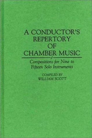 Cover of A Conductor's Repertory of Chamber Music