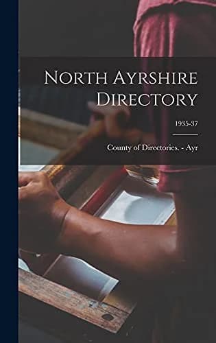 Cover of North Ayrshire Directory; 1935-37