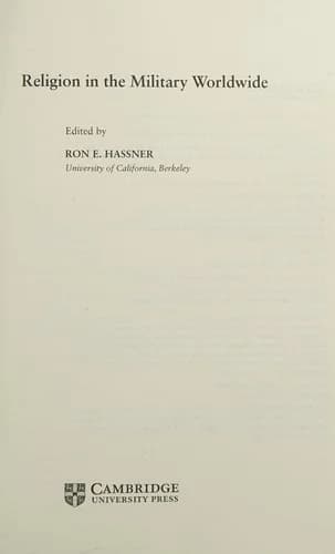 Cover of Religion in the Military Worldwide