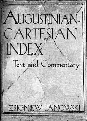 Cover of Augustinian–Cartesian Index – Texts & Commentary
