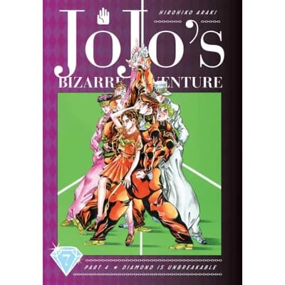 Cover of JoJo's Bizarre Adventure Part 4 Diamond Is Unbreakable Vol 7 by Hirohiko Araki - Fiction - Hardback