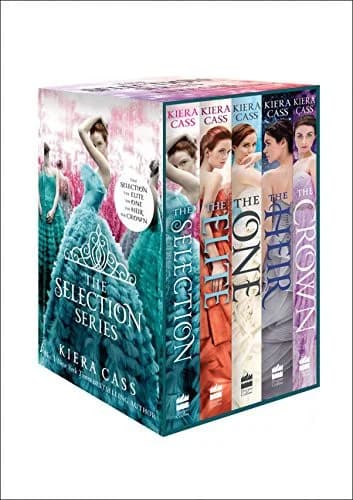Cover of The Selection Series Complete 5 Book Kiera Cass Brand New Sealed Paperback Box Set