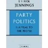 Cover of Party Politics: Volume 1, Appeal to the People