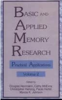Cover of Basic and Applied Memory Research