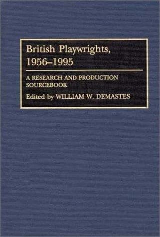 Cover of British Playwrights, 1956-1995