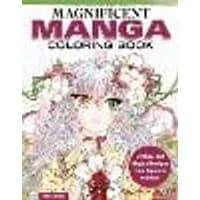 Cover of Magnificent Manga Coloring Book