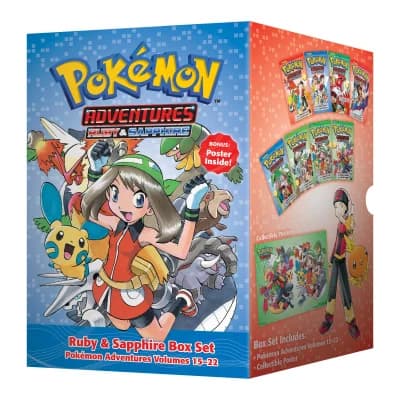 Cover of Pokémon Adventures Ruby and Sapphire Box Set