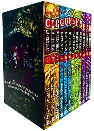 Cover of The Saga of Darren Shan Complete Collection Cirque Du Freak Books 1 - 12 Box Set