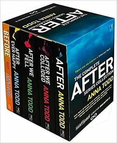Cover of After Series Collection 5 Book Set By Anna Todd Including After After We Fell After We Collided Before After Ever Happy