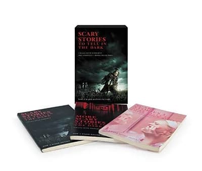 Cover of Scary Stories to Tell in the Dark Box Set by Alvin Schwartz