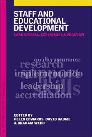 Cover of Staff and Educational Development