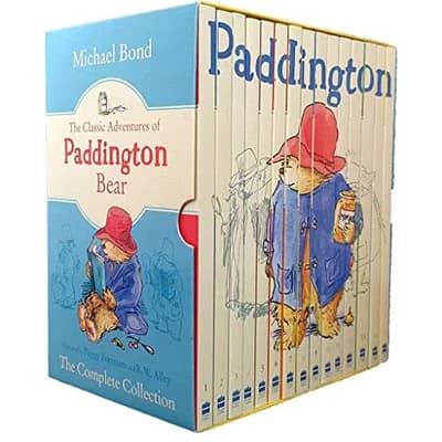 Cover of Classic Adventures of Paddington Bear 15 Books Complete Box Set by Michael Bond
