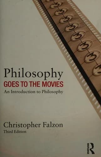 Cover of Philosophy Goes to the Movies