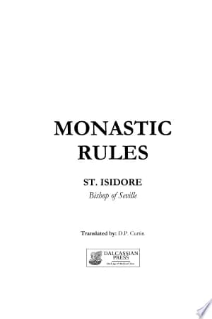 Cover of Monastic Rules
