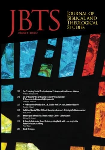 Cover of Journal of Biblical and Theological Studies, Issue 7.2
