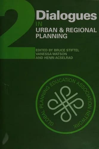 Cover of Dialogues in Urban and Regional Planning