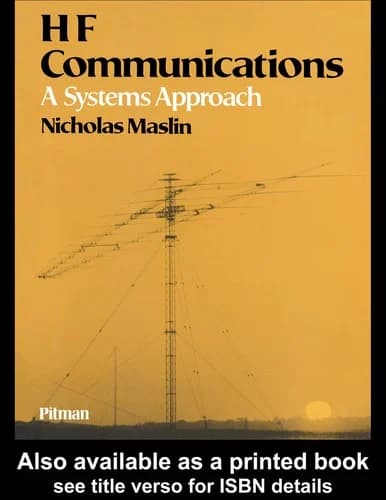 Cover of HF Communications