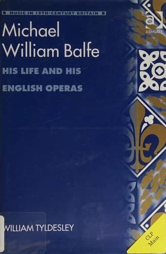 Cover of Michael William Balfe