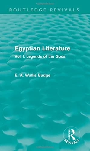 Cover of Egyptian Literature (Routledge Revivals)