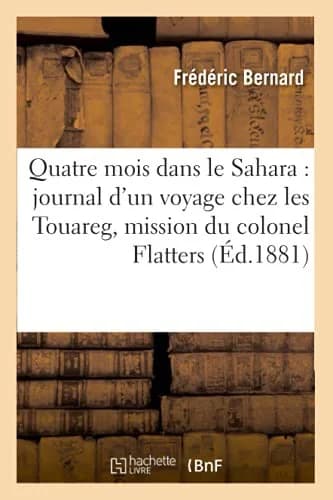 Cover of Quatre mois dans le Sahara