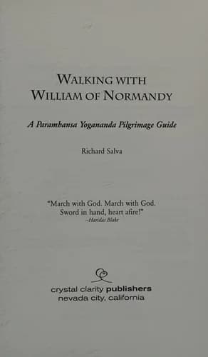 Cover of Walking with William of Normandy