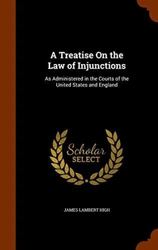 Cover of A Treatise On the Law of Injunctions